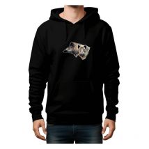Men's Hoodie Bartavel Sweatcapuchehoodienoir-t564-xxl