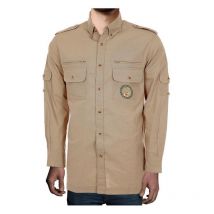 Men's Long Sleeved-shirt Bartavel Baroudeur Lièvre Chemisebaroudeurbeige-v5-m