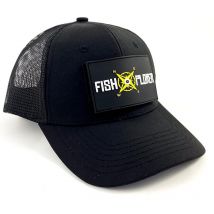 Men's Scratch Cap Fishxplorer Trucker Hydrofuge + Uv Résistant - Noir Fxp-tatruckerblk