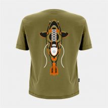 Men's Short Sleeve T-shirt Kumu True Leather - Kaki 007530-00004-00600