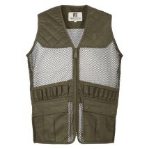 Men's Sleeveless Waistcoat Percussion Filet Savane 1292-kaki-pas-xl