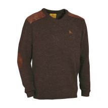 Men's Sweater Ligne Verney-carron Fox V Lvpu126-marr-lvc-2xl