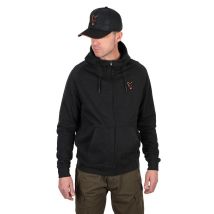 Men's Sweatshirt Fox Collection Lw Hoody Black & Orange - Noir Ccl191