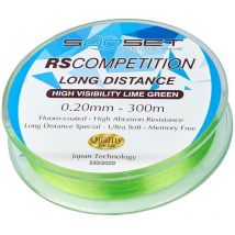 Monofilament Sunset Rs Competition Long Distance Hi-visibility Lime Green 300m Stslj48740.14300m