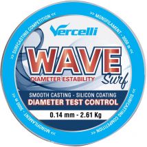 Monofilament Vercelli Wave Surf Red 1000m Lvsf300012