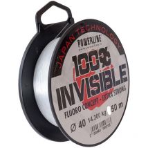 Monofile Angelschnur Powerline 100% Invisible Inv18