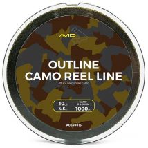 Monofilo Avid Carp Outline Camo Reel Line A0630015