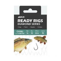 Montierter Haken Bkk Ready Rig Diamond Chinu Bn - 10er Pack Brrdc6