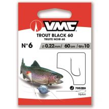 Montierter Haken Vmc Trout Black 60 Avm340170