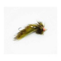 Mosca Especial Depredador Tof Cone Head Articulee - Olive Barred Black 1016986