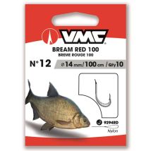 Mounted Hook Vmc Bream Red 100 Avm340158