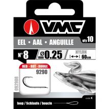 Mounted Hook Vmc Eel Red 092904