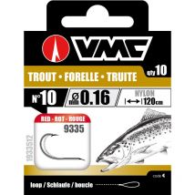 Mounted Hook Vmc Trout Red 1933512