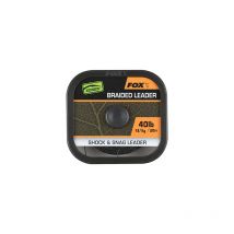 Multifilar Revestido A Linha De Fundição Fox Edges Naturals Braided Leader Cac818