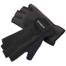 Neoprene Mittens - Black Kinetic Half Finger Glove Néoprène - Noir H113-007-l