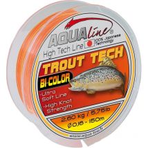 Nylon Aqualine Trout Tech Jaune Orange 16/100