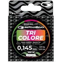 Nylon Garbolino Streamline Toc Tri-colore - 100m 16.5/100 - Pour Pêche de la Truite - Pêcheur.com