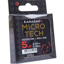 Nylon Kamasan Kamasan Micro Tech Rig Line - 100m 13/100