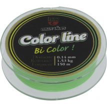 Nylon Lijn Forel Pezon & Michel E.vives Color Line 100m - Groen/geel 40324