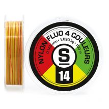 Nylon Sempe Fluo 4 Couleurs 2 100m - 16/100 - Pêcheur.com