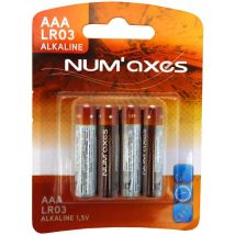 Opakowanie 4 Baterii Alkalicznych Numaxes Lr03 Aaa 1.5v Cpelepil056
