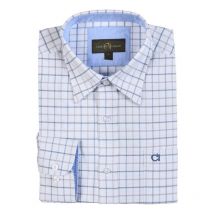 Overhemd Met Lange Mouwen Voor Mannen Club Interchasse Acteon - Bleu Cich182-blgr-pas-m