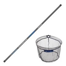 Pack Cabo + Cabeça De Rede De Pesca Garbolino Express Telenet + Leader Match Gomcj8012