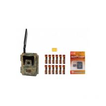 Pack Caméra De Chasse Numaxes Pie1052 + 12 Piles Aa + Carte Mémoire 32gb + Carte Sim Ngpiepho071