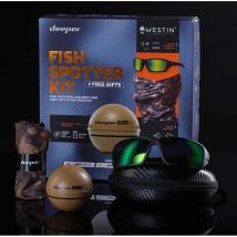 Pack Color Fishfinder Deeper Chirp+ V2 + A Pair Of Glasses Westin W6 Sport 15 And Lanyard Deeper De-noel2023