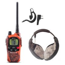 Pack Talkie-walkie Midland G9 Pro Export Boosté + Oreillette + Casque Hi-fi Offert Talkie-walkie + Oreillette + Casque Offert