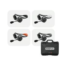 Pakket Van Vier Complete Bosun Quad Helmen + Oplaadcase Sena Complets + Valise De Charge Sena-ntbos-02q