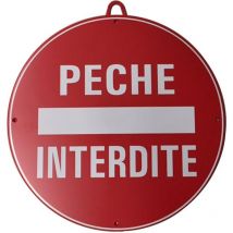 Panneau De Signalisation Januel Peche Interdite 54097 - Pêcheur.com