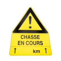 Panneau De Signalisation Triangulaire Akylux Chasse En Cours - Januel Januel Triangulaire Chasse En Cours Rdv54839