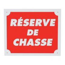 Panneau Signalisation Januel Reserve De Chasse Panneau Alu - A L'unité