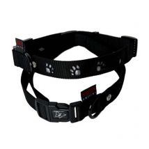 Pattes Sylver Nylon Adjustable Dog Collar Martin Sellier Pattes Silver 3009342