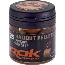 Pellet Artificiel + Trempage Rok Fishing Halibut Pellet Sinking Density 12mm - Blanc
