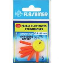 Perle Flashmer Flottante Cylindrique Rouge