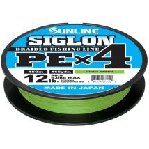 Plecionka Sunline Siglon Braid Pe 4x Zielony Fluo - 150m Sun43065