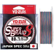 Plecionka Yo-zuri Superbraid 8x Wielobarwna - 300m Dysb8m12t