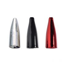 Plomb Carnassier Delalande Balle Percee Nickelee - Par 3 Rouge - 15g