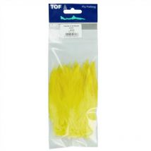 Plume De Coq Tof Hackle Stream Court Hstc - Gris Pâle - Pêcheur.com