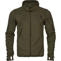 Polaire Man Harkila Deer Stalker Full-zip Fleece Hoodie - Willow Green 1021700290016