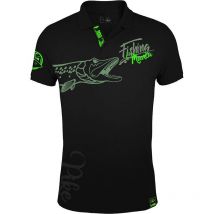 Polo Herren Hot Spot Design Fishing Mania Pike - Noir 010200602