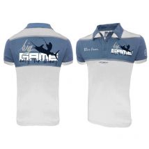 Polo Mann Hot Spot Design Big Game - Blanc/bleu 010200102