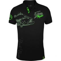 Polo Mannen Hot Spot Design Bass Mania - Zwart 010200702