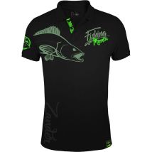 Polo Meskie Hot Spot Design Fishing Mania Zander - Czarny 010200505