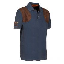 Polo Shirt Uomo Club Interchasse Hubert Military Camo Cipo021-bleu-sans-xl