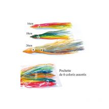 Polvo Technipêche Bicolore - Pack De 6 Tech/m422