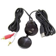 Prise Encastrable Navsound Usb/jack Pour Autoradio Prise Encastrable Usb/jack Pour Autoradio