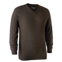Pull Homme Deerhunter Kingston With V-neck - Marron S